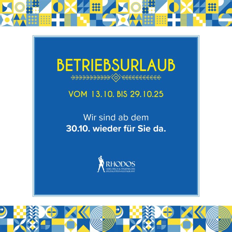 Betriebsurlaub